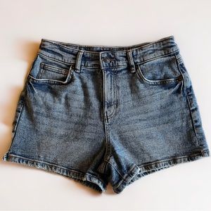 High Waisted Denim Shorts